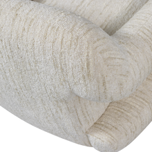Laden Sie das Bild in den Galerie-Viewer, FOLKE ARMCHAIR CHENILLE NATURAL MELANGE