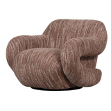 FOLKE ARMCHAIR CHENILLE OLD PINK MELANGE