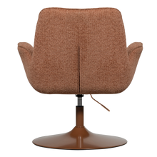 Laden Sie das Bild in den Galerie-Viewer, MARTEN HEIGHT ADJUSTABLE ARMCHAIR ORANGE
