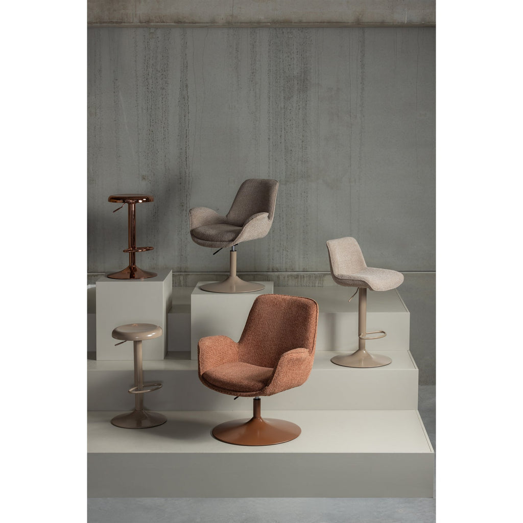 MARTEN HEIGHT ADJUSTABLE ARMCHAIR ORANGE