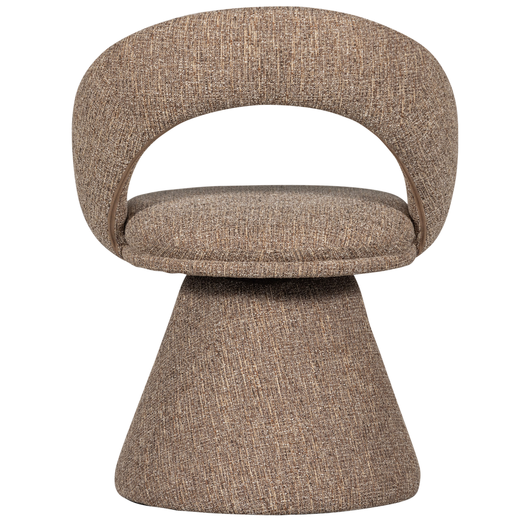 WINTER SWIVEL DINING CHAIR NATURAL MELANGE
