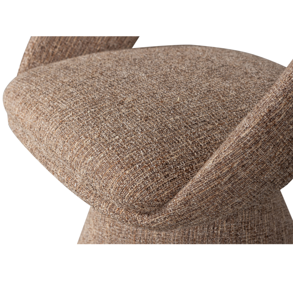 WINTER SWIVEL DINING CHAIR NATURAL MELANGE