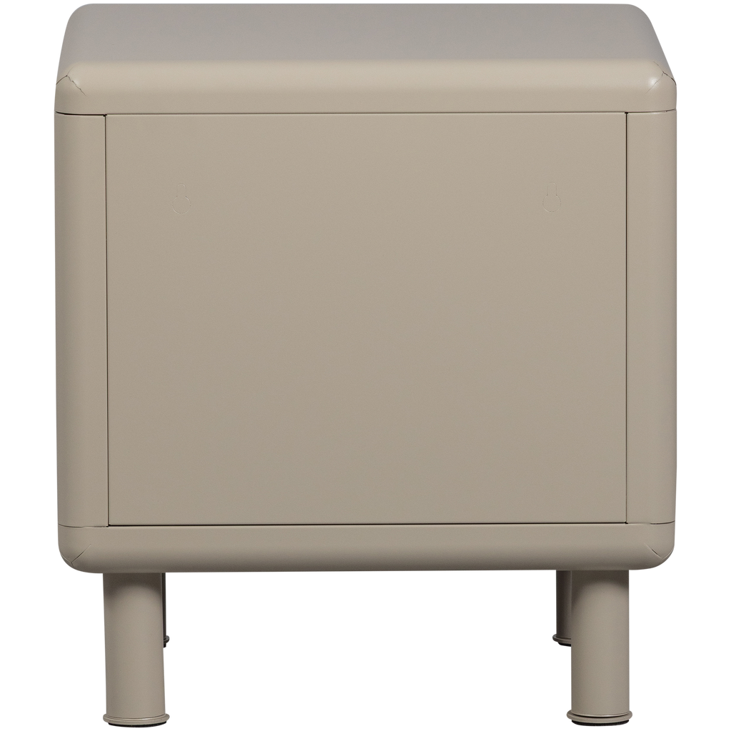 RUNE DRESSER/NIGHT STAND 2 DRAWERS METAL SAND