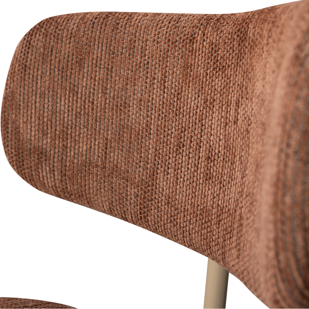TRAVIS DINING CHAIR BROWN