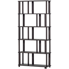 Laden Sie das Bild in den Galerie-Viewer, RISS BOOKSHELF OAK MYSTIQUE BROWN 186x90CM