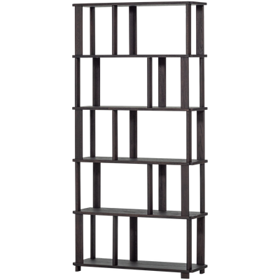 RISS BOOKSHELF OAK MYSTIQUE BROWN 186x90CM