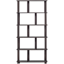 Laden Sie das Bild in den Galerie-Viewer, RISS BOOKSHELF OAK MYSTIQUE BROWN 186x90CM