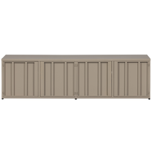 Laden Sie das Bild in den Galerie-Viewer, LEVEL TV STAND METAL SAND 44x160CM