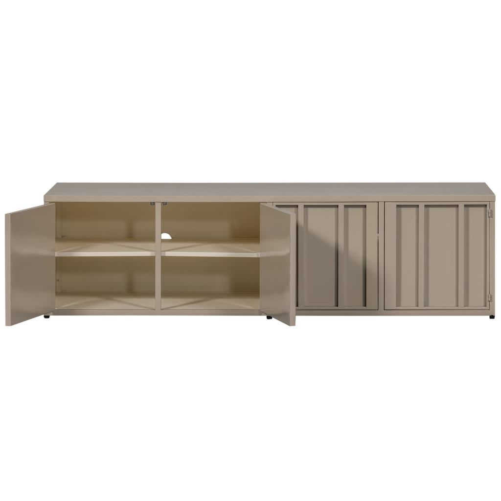 LEVEL TV STAND METAL SAND 44x160CM