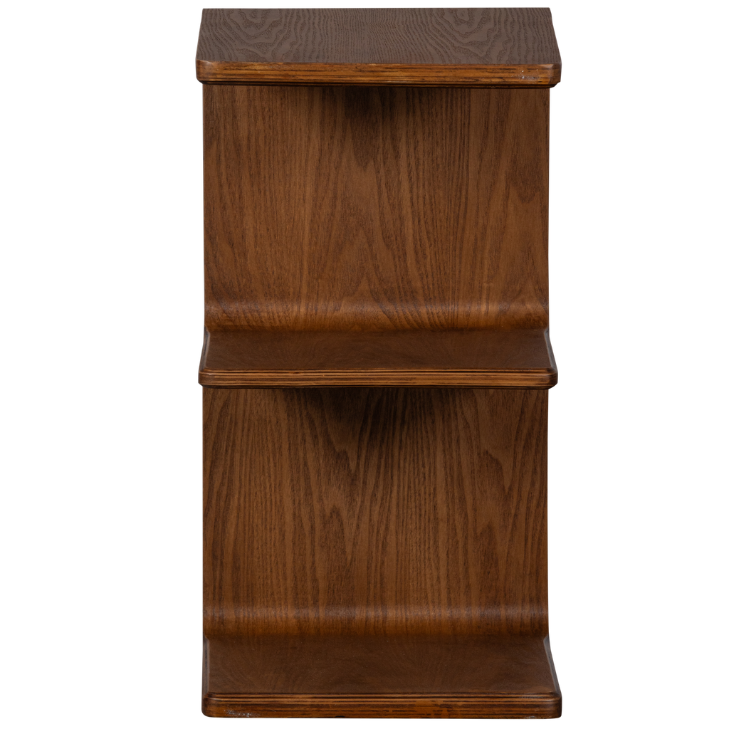 FREY MULTIFUNCTIONAL SIDE TABLE PLYWOOD BROWN