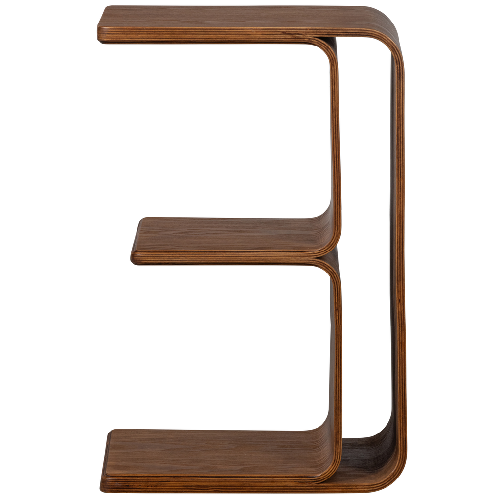FREY MULTIFUNCTIONAL SIDE TABLE PLYWOOD BROWN