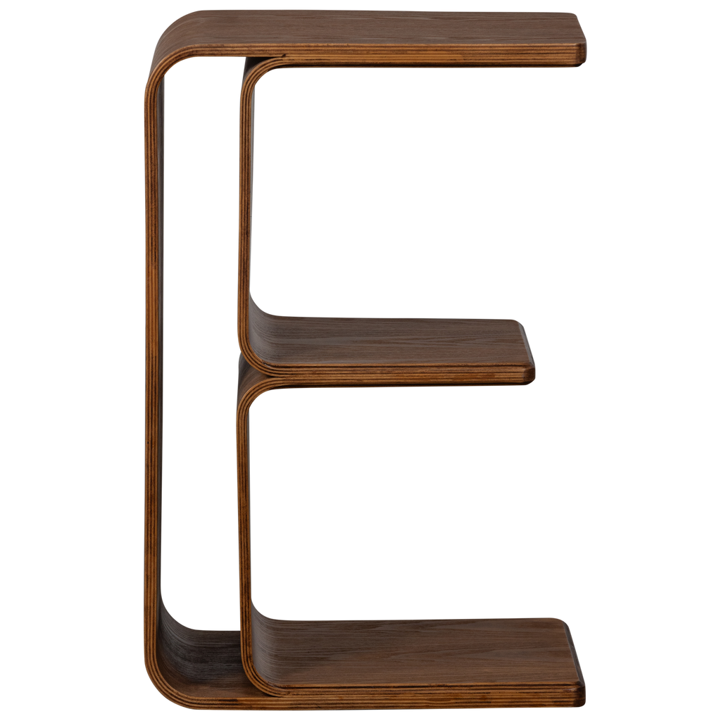 FREY MULTIFUNCTIONAL SIDE TABLE PLYWOOD BROWN