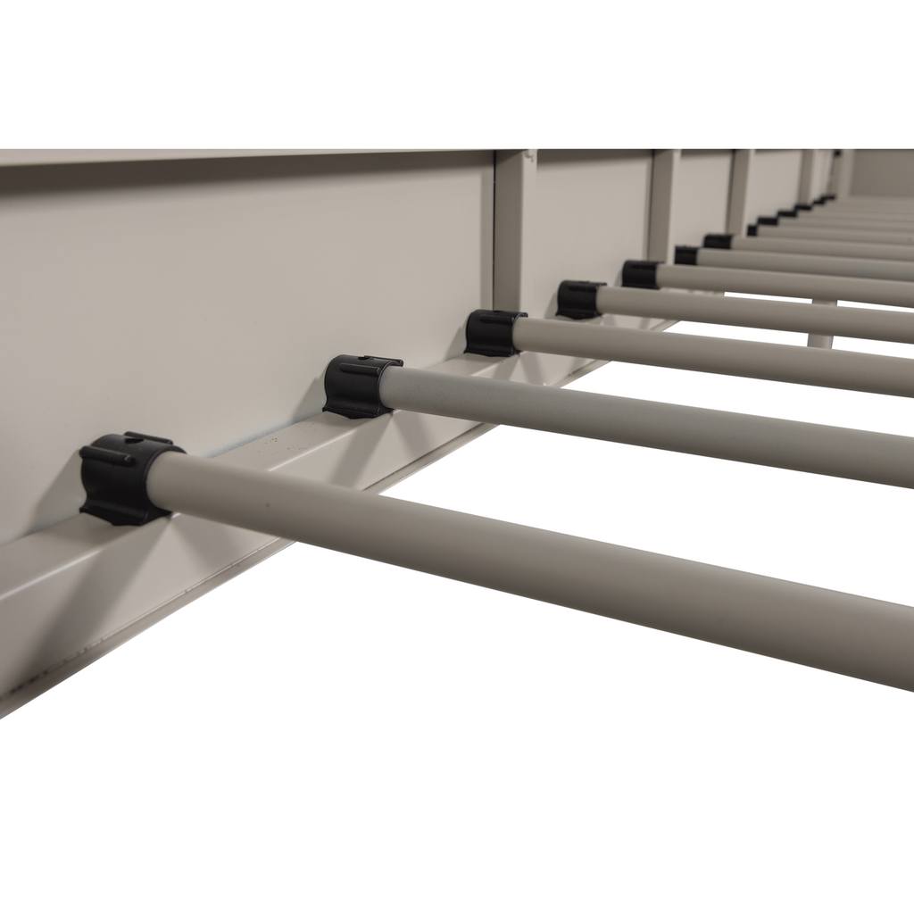 MATA SINGLE BED METAL SAND 90x200CM
