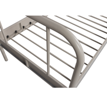 Laden Sie das Bild in den Galerie-Viewer, MATA SINGLE BED METAL SAND 90x200CM