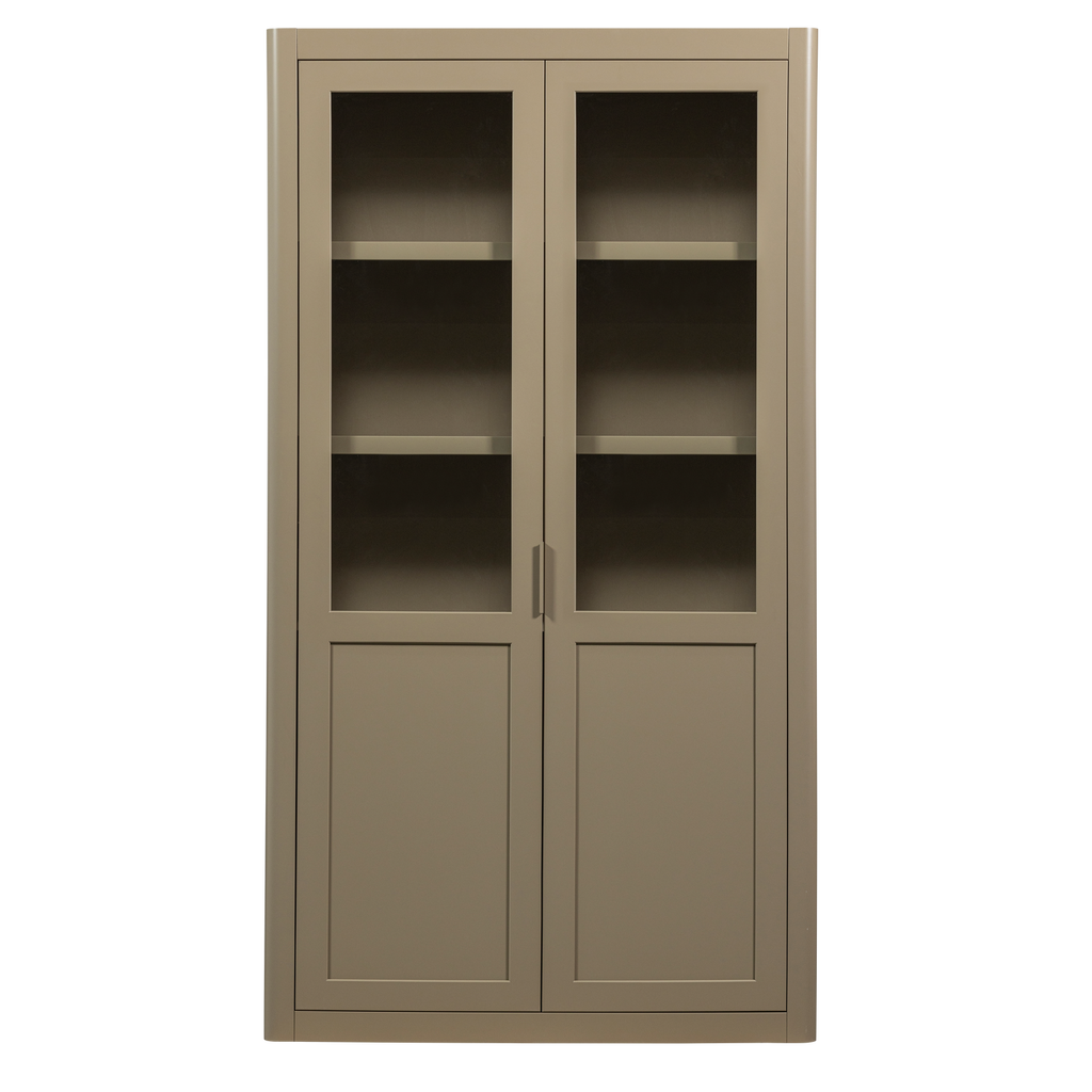 GUNNAR SHOWCABINET PINE MUD [fsc]