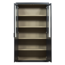 Laden Sie das Bild in den Galerie-Viewer, GUNNAR SHOWCABINET PINE MATT BLACK [fsc]