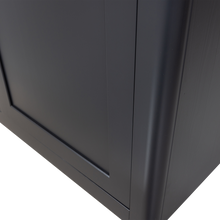 Laden Sie das Bild in den Galerie-Viewer, GUNNAR SHOWCABINET PINE MATT BLACK [fsc]