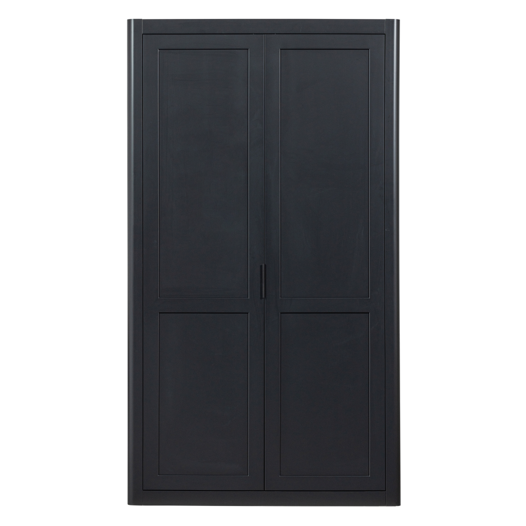 GUNNAR STORAGE CABINET PINE MATT BLACK [fsc]