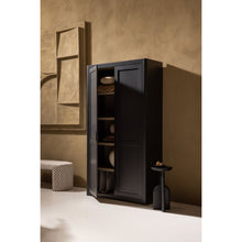 Laden Sie das Bild in den Galerie-Viewer, GUNNAR STORAGE CABINET PINE MATT BLACK [fsc]