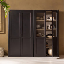 Laden Sie das Bild in den Galerie-Viewer, GUNNAR STORAGE CABINET PINE MATT BLACK [fsc]