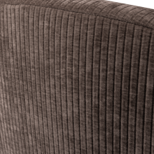 Laden Sie das Bild in den Galerie-Viewer, MOJO 2-SEATER BENCH RIGHT RIB FABRIC BROWN