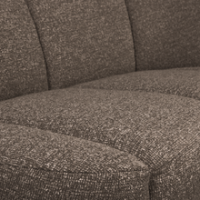Laden Sie das Bild in den Galerie-Viewer, MOJO 2-SEATER BENCH RIGHT BOUCLE BROWN MELANGE