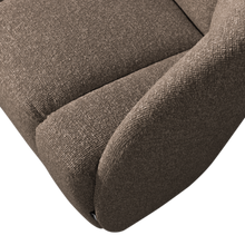 Laden Sie das Bild in den Galerie-Viewer, MOJO 2-SEATER BENCH RIGHT BOUCLE BROWN MELANGE