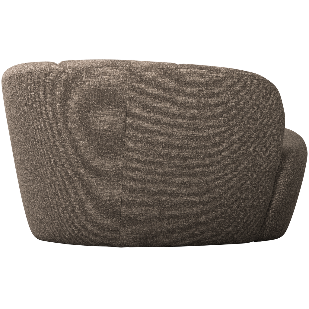 MOJO 2-SEATER BENCH RIGHT BOUCLE BROWN MELANGE