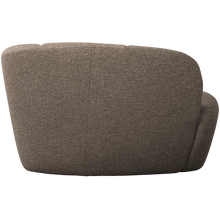 Laden Sie das Bild in den Galerie-Viewer, MOJO 2-SEATER BENCH RIGHT BOUCLE BROWN MELANGE