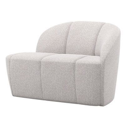 MOJO 2-SEATER BENCH RIGHT BOUCLE ECRU MELANGE