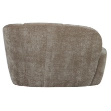 Laden Sie das Bild in den Galerie-Viewer, MOJO 2-SEATER BENCH RIGHT RIB FABRIC DARK SAND