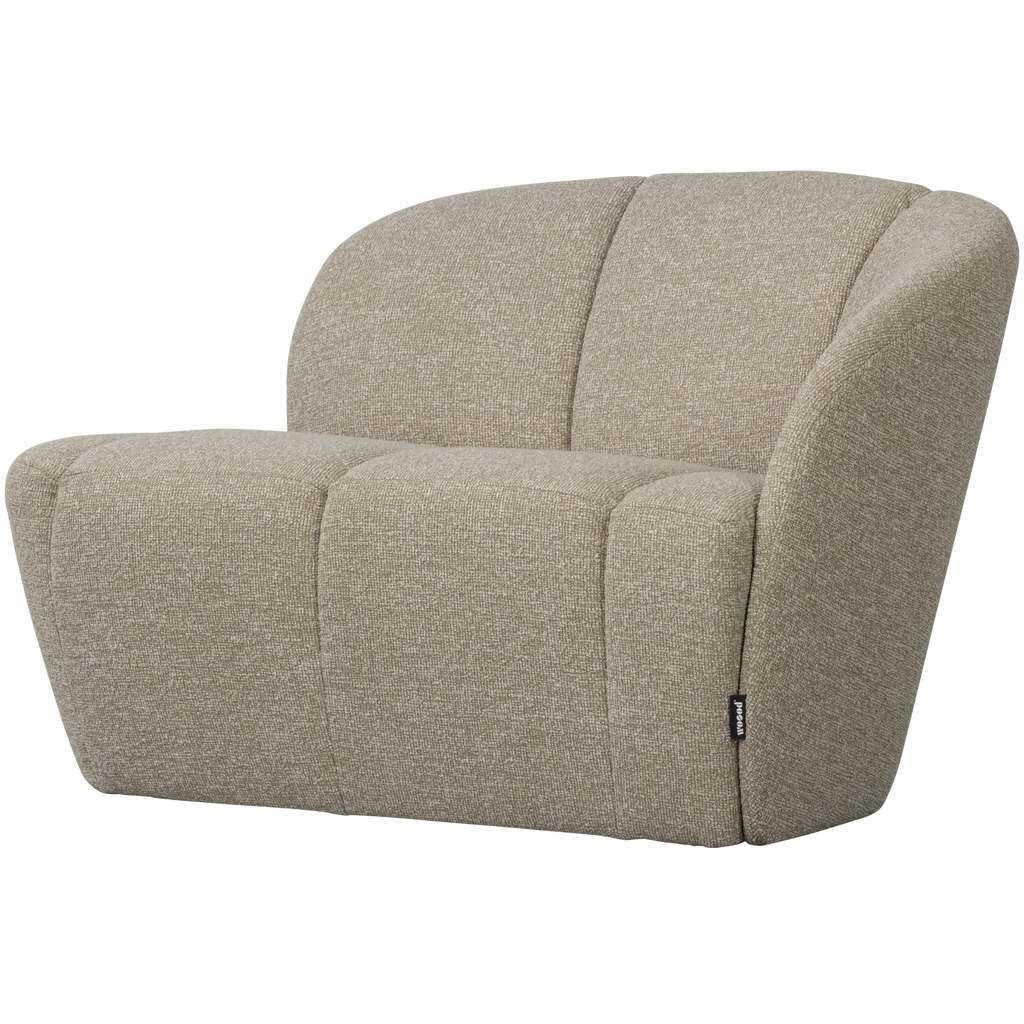 MOJO 2-SEATER BENCH RIGHT BOUCLE BEIGE MELANGE