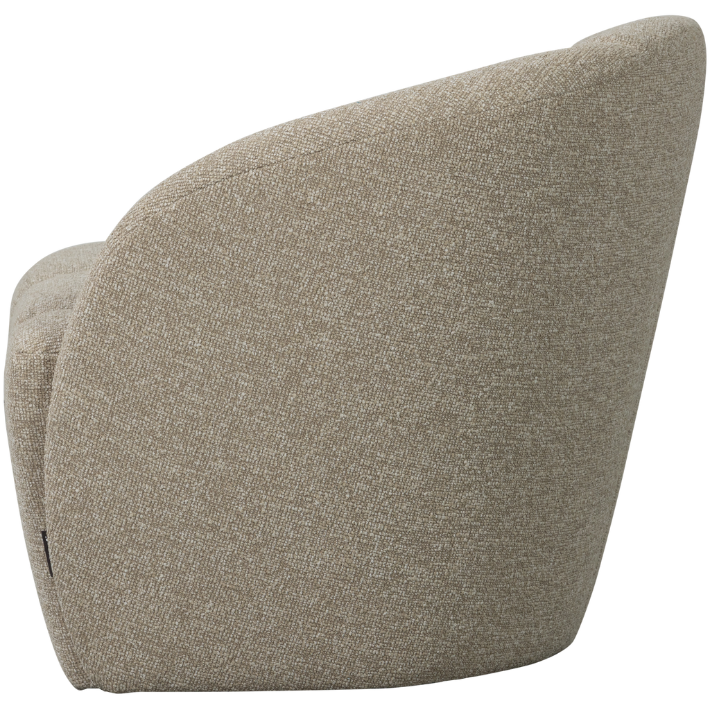 MOJO 2-SEATER BENCH RIGHT BOUCLE BEIGE MELANGE