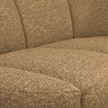 Laden Sie das Bild in den Galerie-Viewer, MOJO 2-SEATER BENCH RIGHT BOUCLE YELLOW/BROWN MELANGE
