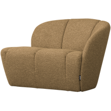 Laden Sie das Bild in den Galerie-Viewer, MOJO 2-SEATER BENCH RIGHT BOUCLE YELLOW/BROWN MELANGE