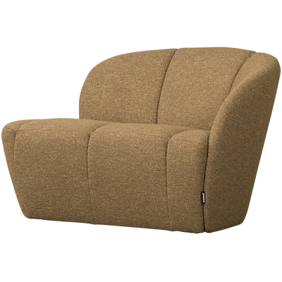 MOJO 2-SEATER BENCH RIGHT BOUCLE YELLOW/BROWN MELANGE