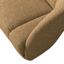 Laden Sie das Bild in den Galerie-Viewer, MOJO 2-SEATER BENCH RIGHT BOUCLE YELLOW/BROWN MELANGE