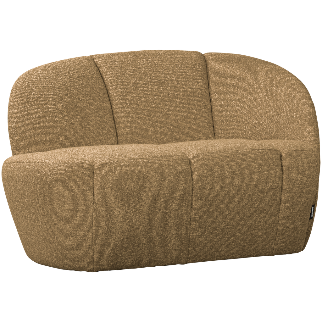 MOJO 2-SEATER BENCH RIGHT BOUCLE YELLOW/BROWN MELANGE