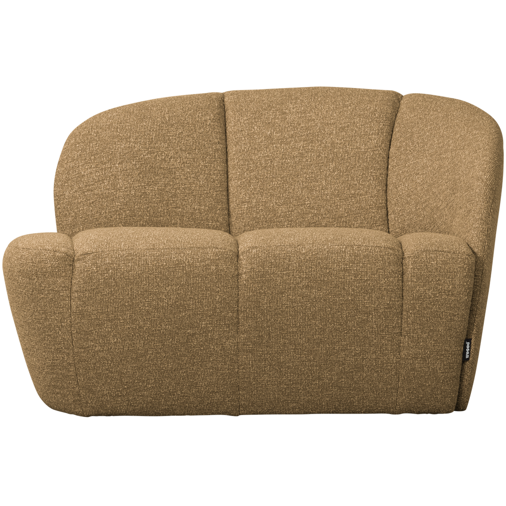 MOJO 2-SEATER BENCH RIGHT BOUCLE YELLOW/BROWN MELANGE
