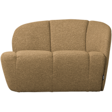 Laden Sie das Bild in den Galerie-Viewer, MOJO 2-SEATER BENCH RIGHT BOUCLE YELLOW/BROWN MELANGE