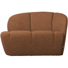 Carica l'immagine nel visualizzatore di Gallery, MOJO 2-SEATER BENCH RIGHT BOUCLE RUST BROWN MELANGE