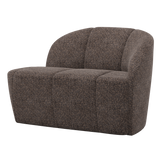 MOJO 2-SEATER BENCH RIGHT WOOLLY BROWN