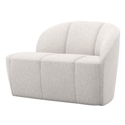 MOJO 2-SEATER BENCH RIGHT WOOLLY ECRU