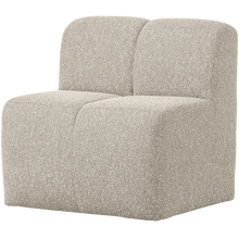 Carica l'immagine nel visualizzatore di Gallery, MOJO DINING BENCH 84CM WITH BACKREST BOUCLE BEIGE MELANGE