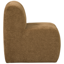 Charger l'image dans la galerie, MOJO DINING BENCH 84CM WITH BACKREST RIB FABRIC HONEY YELLOW