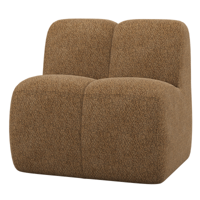 MOJO DINING BENCH 84 CM WITH BACKREST WOOLLY HONEY YELLOW