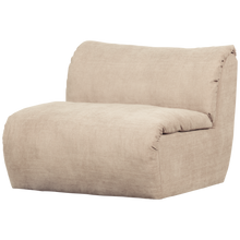Laden Sie das Bild in den Galerie-Viewer, BAGGY 1-SEATER ELEMENT WOVEN CHENILLE SAND