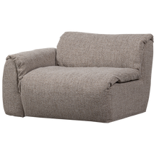 Load image into Gallery viewer, BAGGY 1-SEATER ELEMENT WITH ARM LEFT BROWN MELANGE