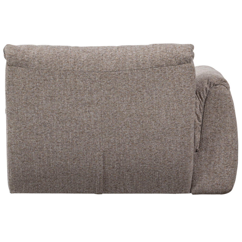 BAGGY 1-SEATER ELEMENT WITH ARM LEFT BROWN MELANGE