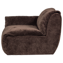 Load image into Gallery viewer, BAGGY 1-SEATER ELEMENT WITH ARM LEFT 3D CHENILLE DARK BROWN